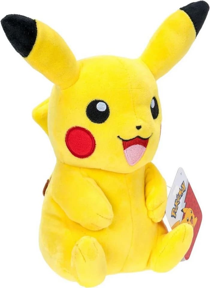 Jazwares Plüschfigur Pokémon Pikachu 20cm Gelb/Rot/Schwarz - Bild 3