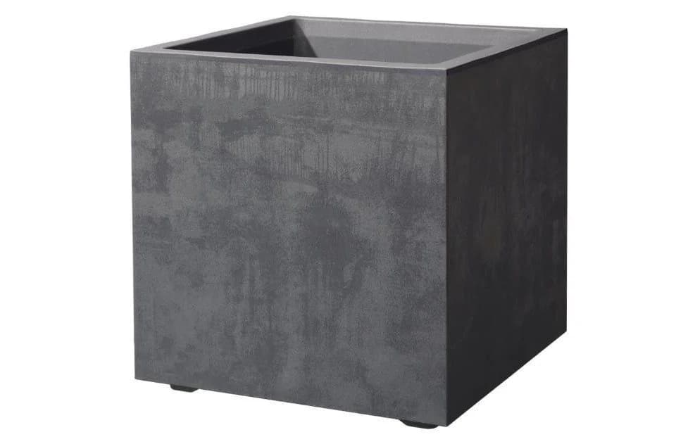 Deroma Pflanztopf Millenium Kunststoff Anthrazit 49 cm