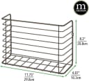 mDesign Hängekorb Aufbewahrung Drahtgitter Organizer Metall Bronze Bild 1