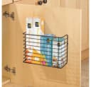 mDesign Hängekorb Aufbewahrung Drahtgitter Organizer Metall Bronze Bild 3