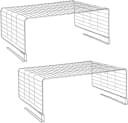mDesign Drahtkorb Regaleinsatz 2er Set Silber Metall Bild 2