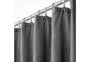 mDesign Duschvorhang Dunkelgrau Waffelmuster Polyester-Baumwolle Bild 2