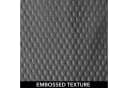 mDesign Duschvorhang Dunkelgrau Waffelmuster Polyester-Baumwolle Bild 5
