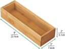 mDesign Badaccessoire-Set 4er Bambus Organizer Bild 1