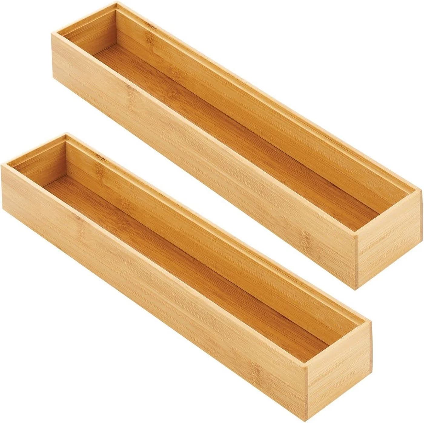 mDesign Schubladeneinsatz Bambus 2er-Set Organizer - Bild 2