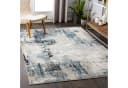 Teppich LIVABLISS PARIS Blau Modernes Marmor Design Bild 2