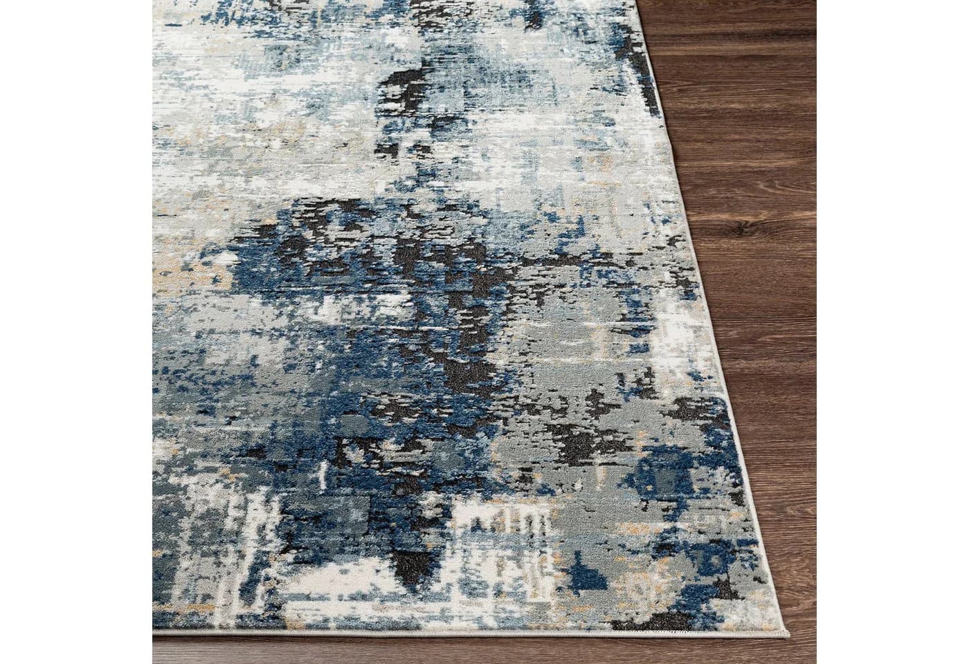 Teppich LIVABLISS PARIS Blau Modernes Marmor Design - Bild 3
