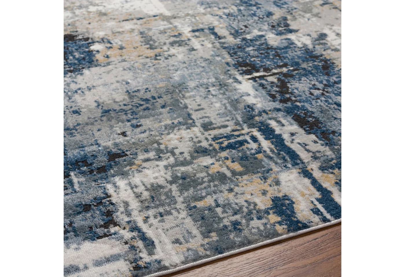 Teppich LIVABLISS PARIS Blau Modernes Marmor Design - Bild 5