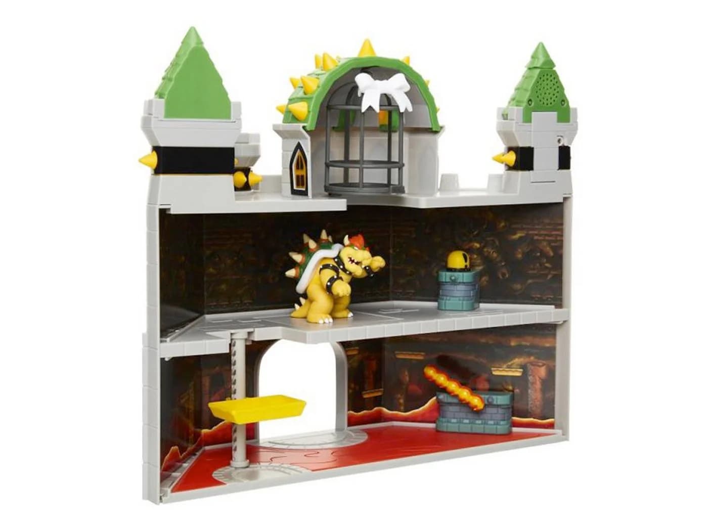 Nintendo Super Mario Bowser Schloss Castle Deluxe Spielset 6,5 cm - Bild 5