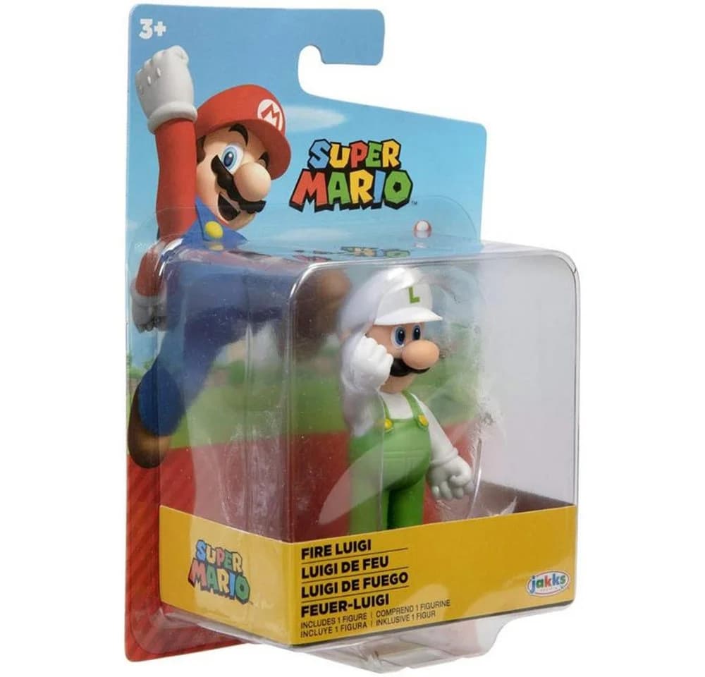 Super Mario Actionfigur Fire Standing Luigi Wave 28