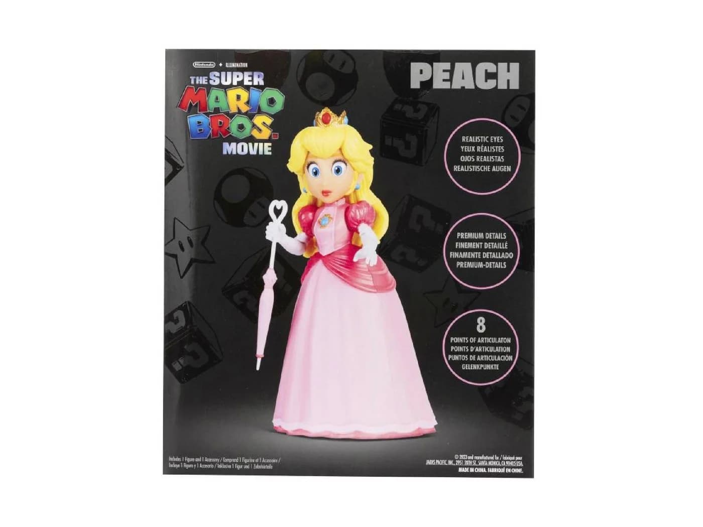 Super Mario Actionfigur Nintendo Super Mario Movie Peach Figur