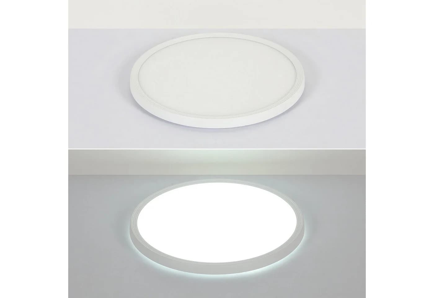 Riserva LED Deckenleuchte Weiß 30cm Extra Flach - Bild 4