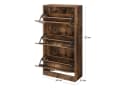 VASAGLE Schuhschrank Schuhregal perfekt für schmale Flure 60x24x120 cm Bild 4