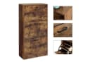 VASAGLE Schuhschrank Schuhregal perfekt für schmale Flure 60x24x120 cm Bild 5