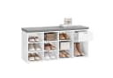 VASAGLE Schuhbank 1 Schublade 10 Fächer 104x30x48 cm Bild 2