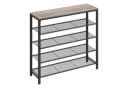 VASAGLE Schuhregal Schuhschrank Metallgestell 72-152cm Bild 2