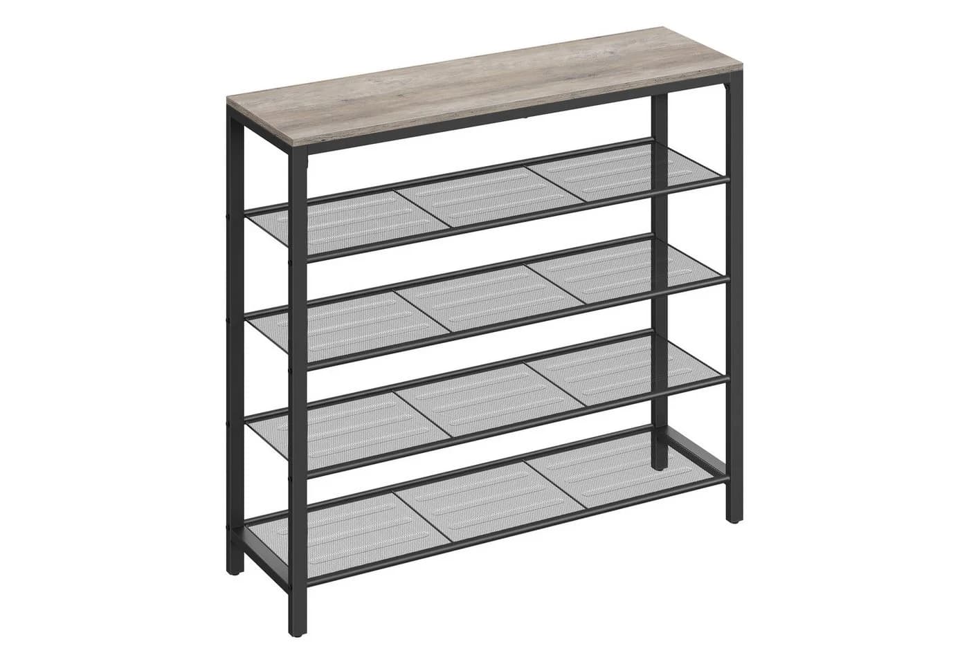VASAGLE Schuhregal Schuhschrank Metallgestell 72-152cm - Bild 2