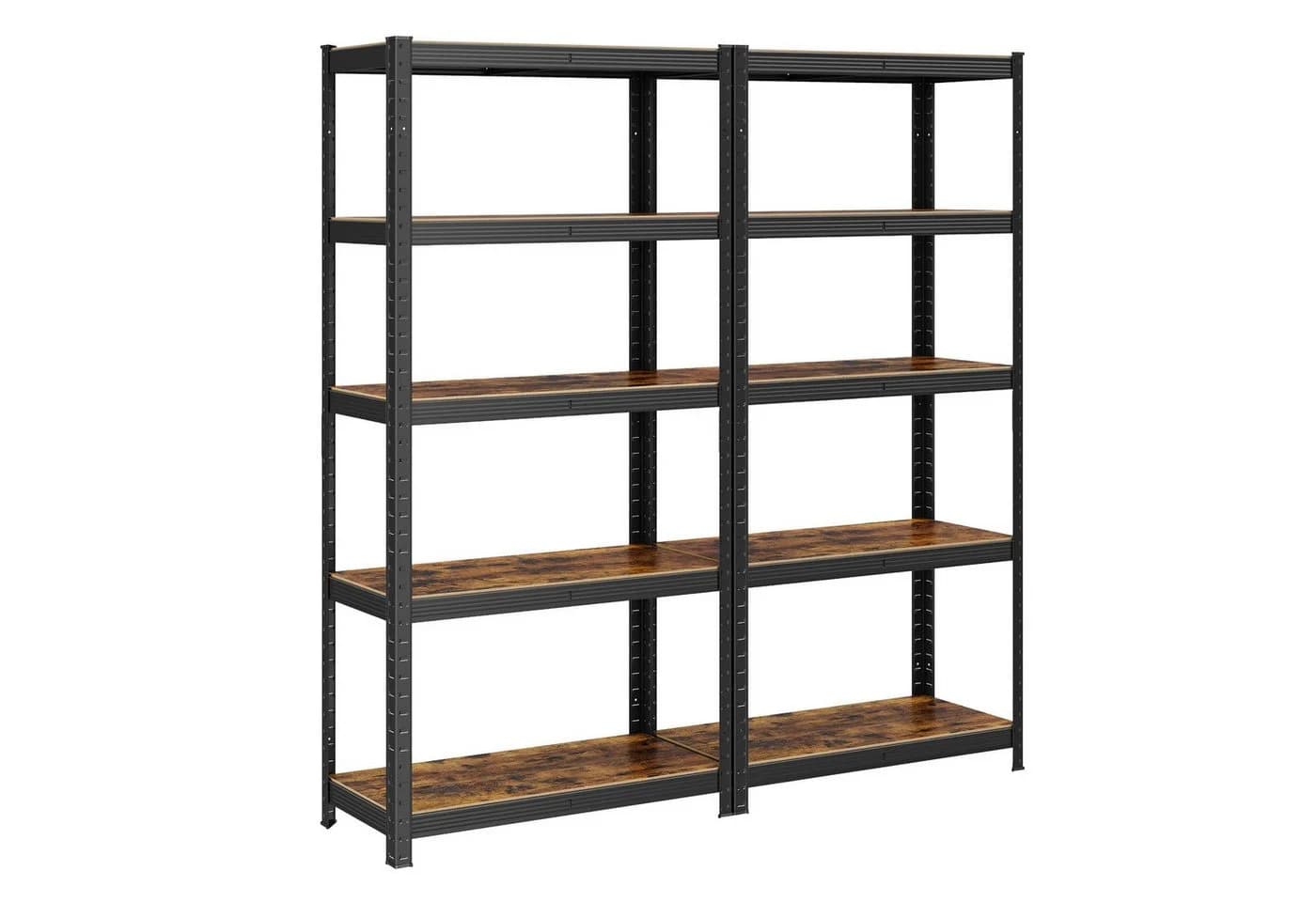 SONGMICS Standregal Bücherregale 2-tlg. Küchenregal Schwarz - Bild 2