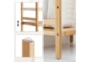 SONGMICS Badregal Bambusregal Küchenregal Bücherregal Standregal Naturfarben-Weiß Bild 5