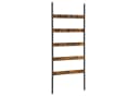 VASAGLE Handtuchleiter Handtuchstangen, Leiterregal, 5 Ebenen, 4 Haken Bild 5