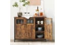 VASAGLE Sideboard Küchenschrank Stahlrahmen Industrie 100 x 35 x 75 cm Bild 2