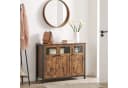 VASAGLE Sideboard Küchenschrank Stahlrahmen Industrie 100 x 35 x 75 cm Bild 3