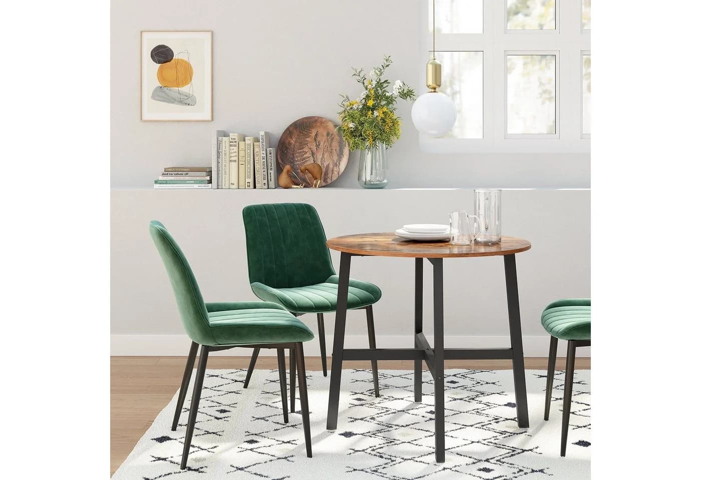 VASAGLE Esstisch 80 cm Industrie-Design - Bild 4