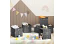 SONGMICS Aufbewahrungsboxen 6er Set Schwarz Vliesstoff Bild 4