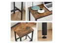 VASAGLE Bartisch-Set Stehtisch 100x40x90cm mit 2 Barhockern Bild 5