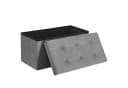 SONGMICS Sitzbank Sitzhocker mit Stauraum faltbar 76 / 110 x 38 x 38 cm Bild 2