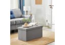 SONGMICS Sitzbank Sitzhocker mit Stauraum faltbar 76 / 110 x 38 x 38 cm Bild 3