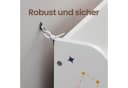 SONGMICS Spielzeugtruhe Kinderzimmerregal 3 Fächern mit Rollen Bild 4