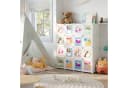 SONGMICS Aufbewahrungsbox Kinderregal 16 Würfel Weiß Bild 1