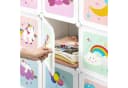 SONGMICS Aufbewahrungsbox Kinderregal 16 Würfel Weiß Bild 5