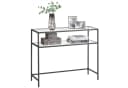 VASAGLE Konsolentisch Beistelltisch 100 cm Hartglas Bild 1