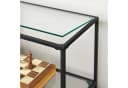 VASAGLE Konsolentisch Beistelltisch Flurtisch 100/130cm Hartglas Bild 5