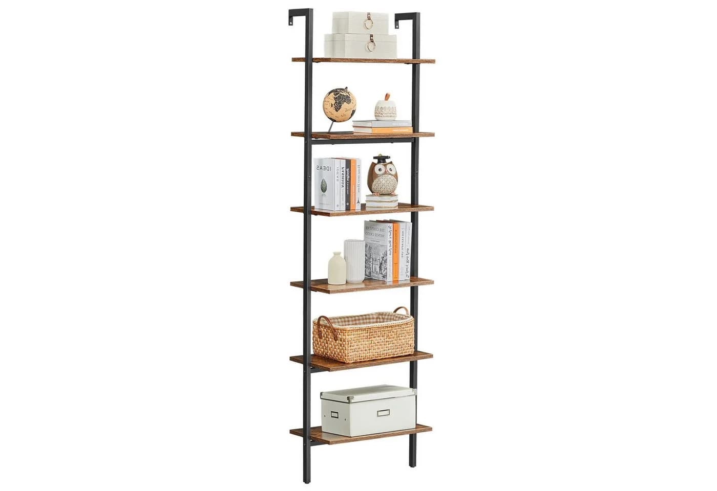 VASAGLE Bücherregal Standregal 6 Ablagen 204,8 x 60 x 30 cm - Bild 2