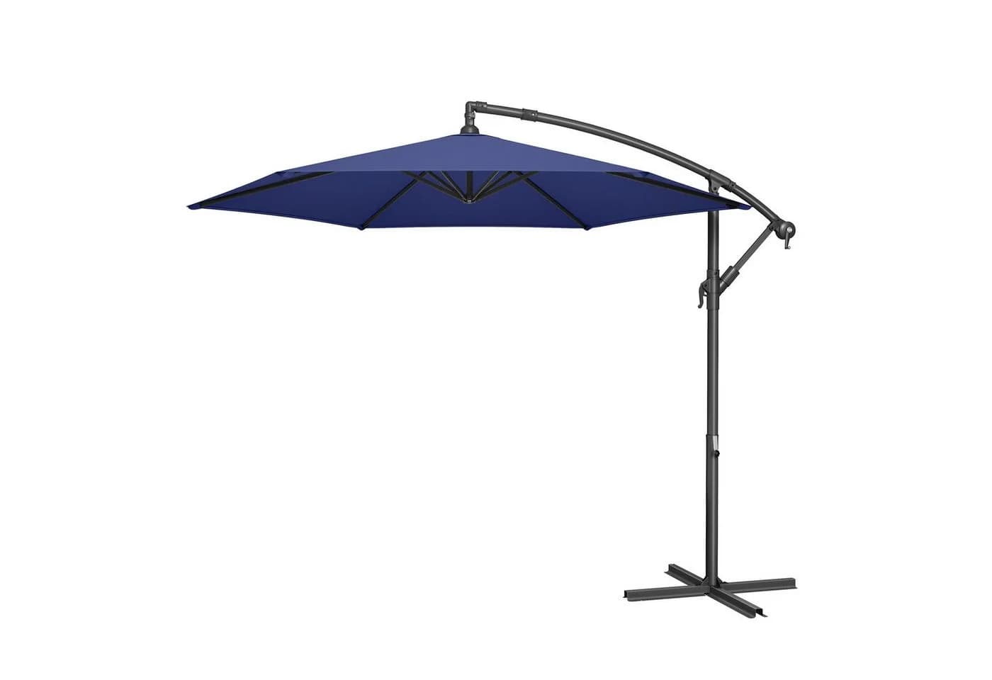 SONGMICS Sonnenschirm 300 cm UV-Schutz UPF 50+ Marineblau - Bild 2