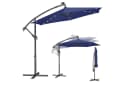 SONGMICS Sonnenschirm Ø 300 cm mit LED-Solar-Beleuchtung UPF 50+ Bild 2