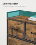 SONGMICS Kommode 7 Schubladen Industrie-Design 98x85x28,5cm Bild 3