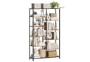 VASAGLE Bücherregal Standregal Schwarz Holzoptik 100x170 cm Bild 1