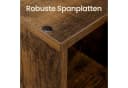 VASAGLE Bücherregal Raumteiler Würfelregal Freistehend Weiß Bild 4