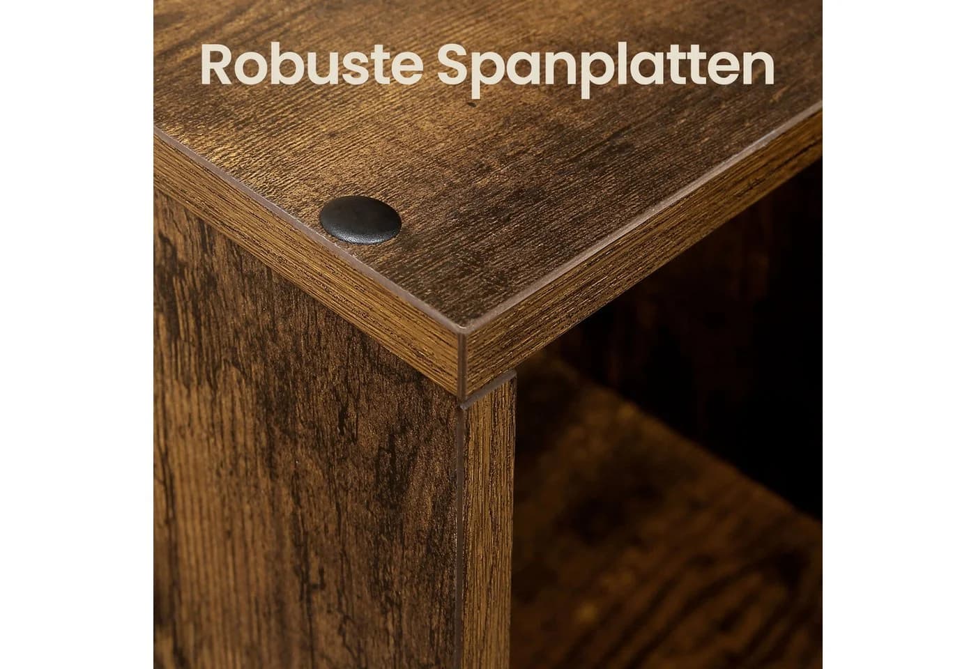 VASAGLE Bücherregal Raumteiler Würfelregal Freistehend Weiß - Bild 4