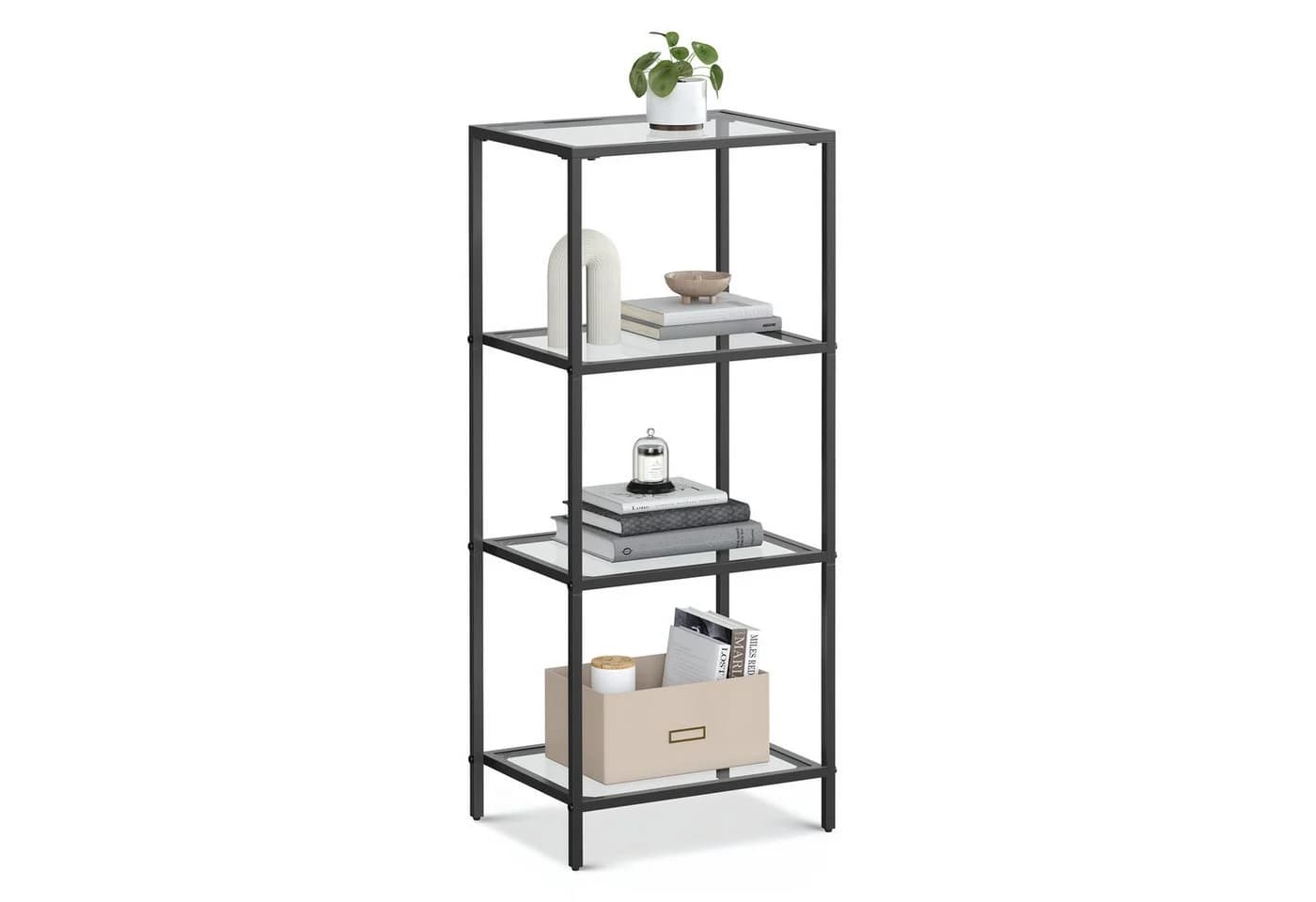 VASAGLE Bücherregal Standregal Küchenregal stabil schwarz - Bild 2