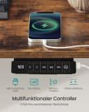 SONGMICS Schreibtisch Höhenverstellbar Elektrisch USB-C Anschluss 180 cm Bild 4