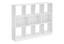 VASAGLE Bücherregal Standregal Aufbewahrungsregal 11 Fächer Weiß Holzspanplatte Bild 2