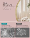 Klassischer Wandspiegel aus Aluminiumlegierung und Glas Bild 3
