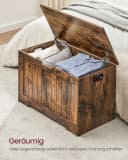VASAGLE Sitzbank mit Stauraum 76 x 40 x 48 cm Bild 1