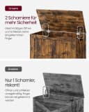 VASAGLE Sitzbank mit Stauraum 76 x 40 x 48 cm Bild 4