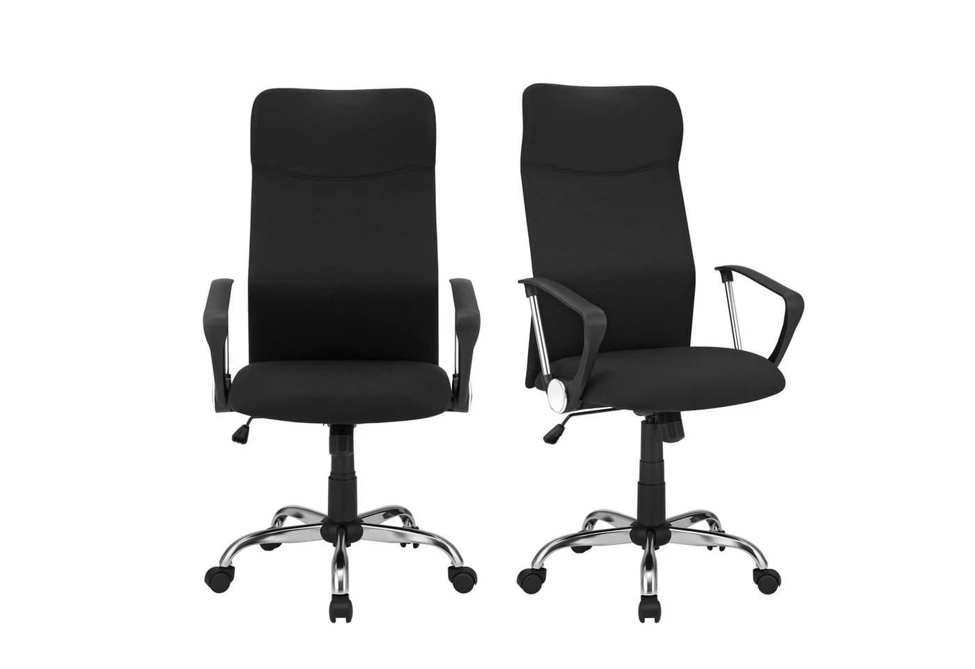 SONGMICS Bürostuhl (2 St) Atmungsaktiver Netzbezug Schwarz - Bild 2